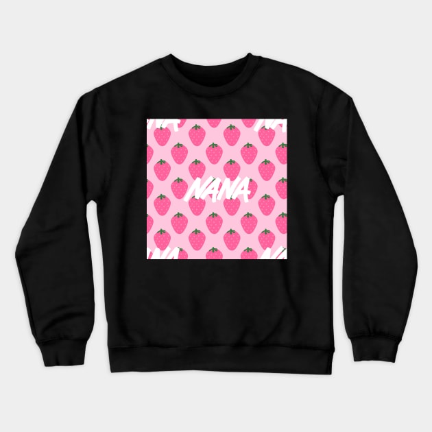 Nana anime strawberries Crewneck Sweatshirt by little-axii